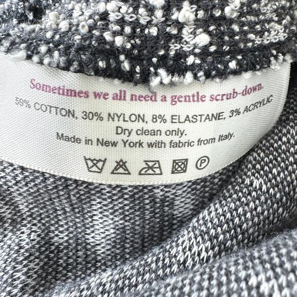 M.M. Lafleur Womens Pippa Crop Pants Size 8 Boucle Tweed Wide Leg Gray - Picture 5 of 7